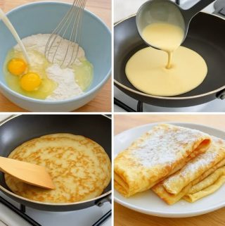 Detox eple-yoghurt pannekaker