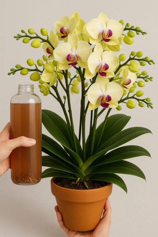 En naturlig løsning som stimulerer blomstring og bladglans