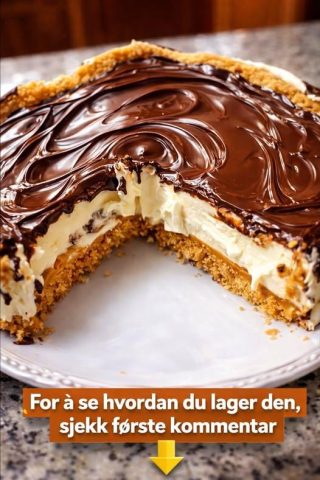 🍫 Sjokolade-eclairkake uten steking