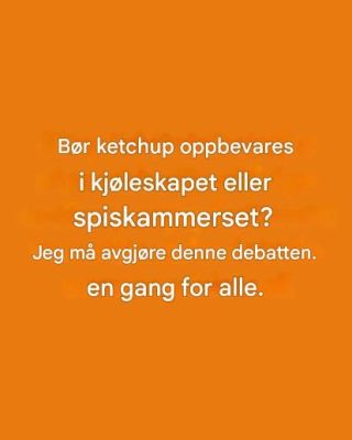 Jeg krangler alltid med svigermoren min om dette.