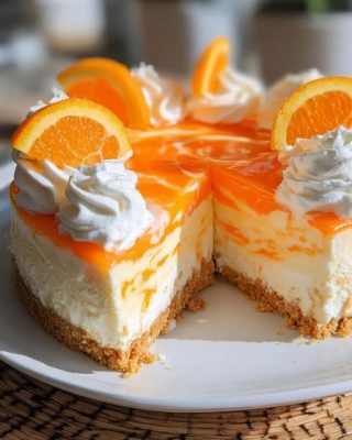 Appelsinkremkake uten steking – frisk og enkel