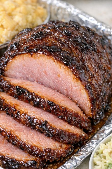 Sørstatsskinke med 3 ingredienser og brunt sukker