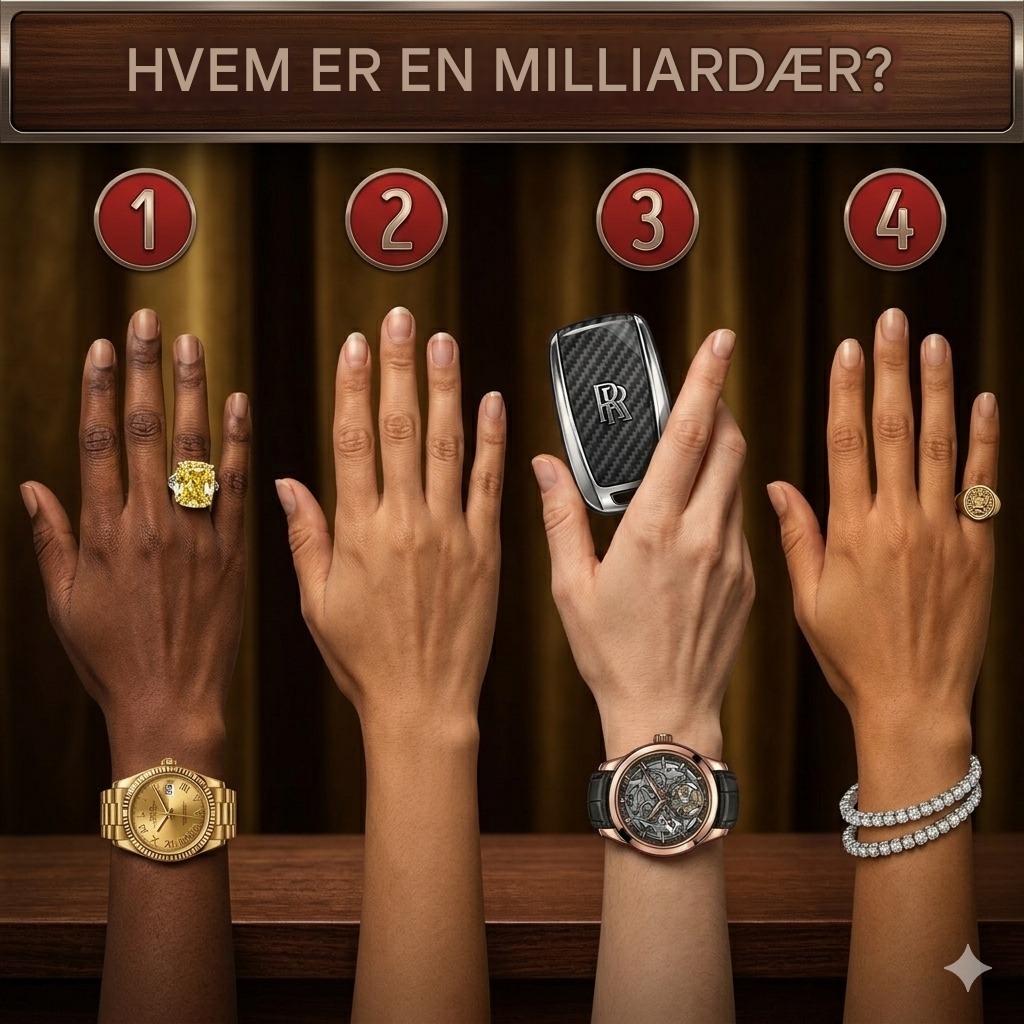 Kan du gjette hvem den virkelige milliardæren er? Test IQ-en din!