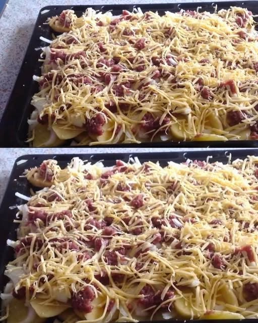 Ovnsbakte poteter med kjøttdeig og ost – en enkel og mettende familiefavoritt