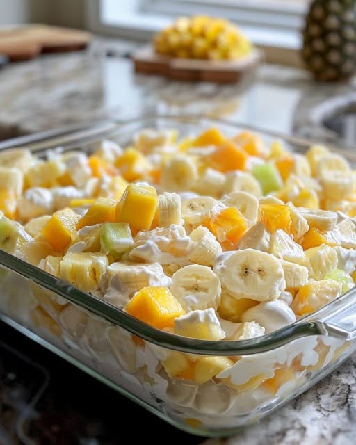 🍍🥭 Kremete fruktsalat