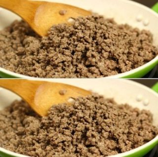 Bør du skylle kjøttdeig?