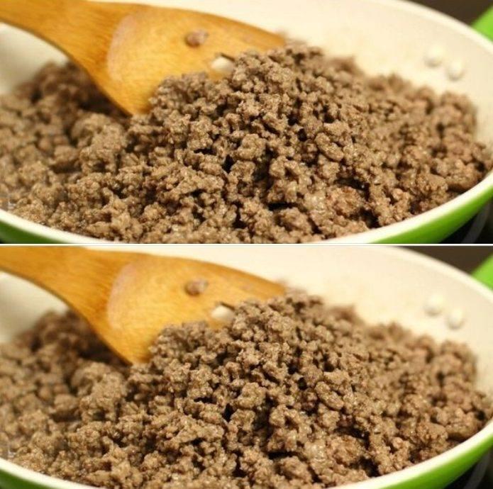 Bør du skylle kjøttdeig?