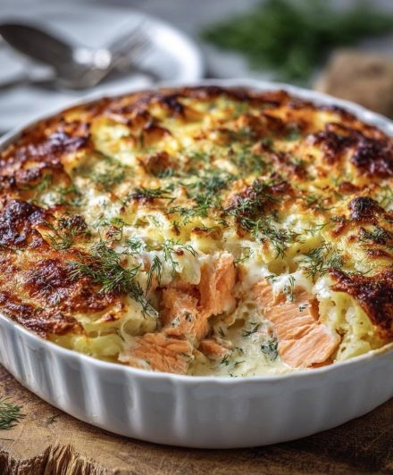 🐟🥔✨ Ovnsbakt laksepai med kremet potetmos – en ekte comfort food-klassiker